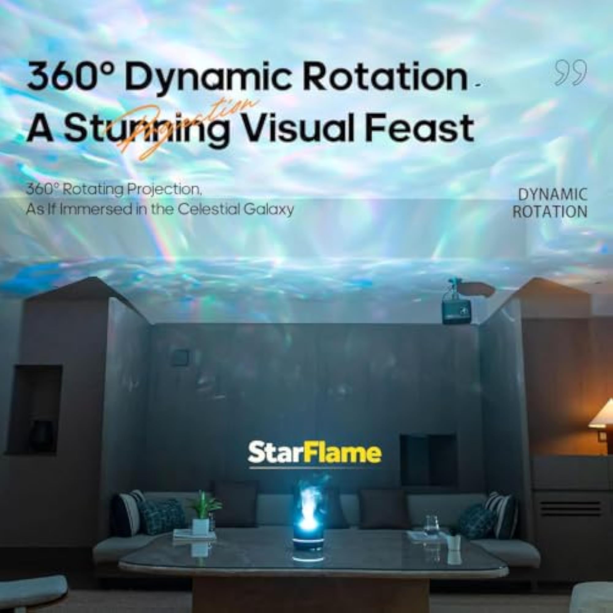StarFlame 200ml Essential Oil Diffuser with 15ML Essential Oil